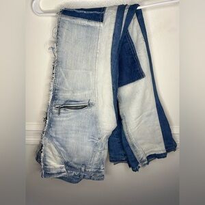 Legacy Two-Tone Blue and White Men Jeans